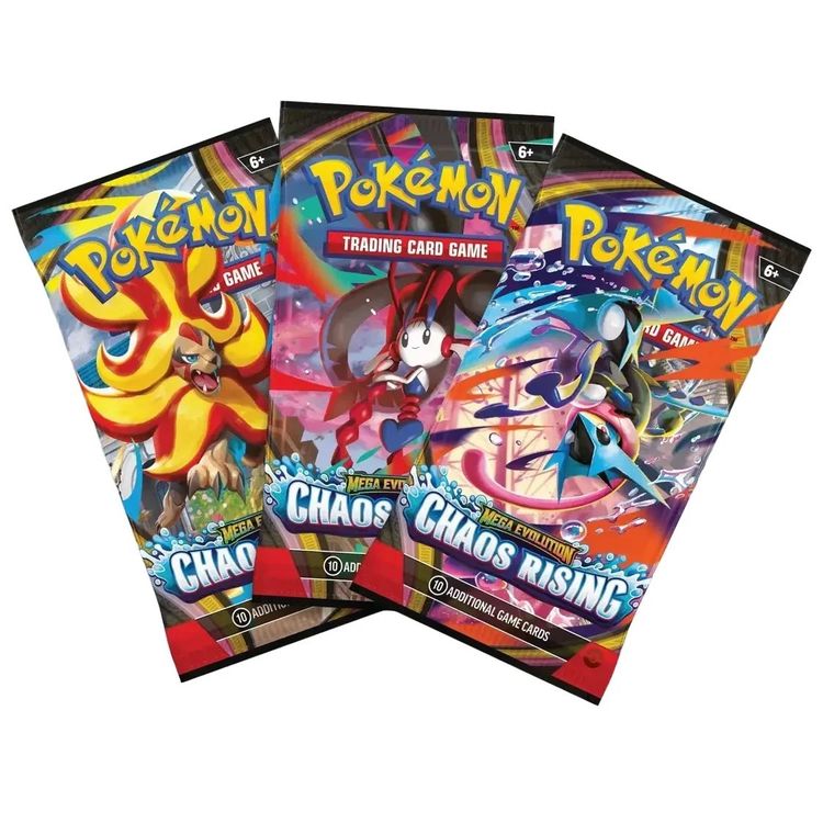 Immagine di Mega Evolution Chaos Rising 3 Booster Packs 1